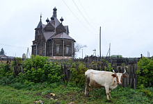 Jenissei-Kreuzfahrten in Sibirien, Russland. Barabanowo