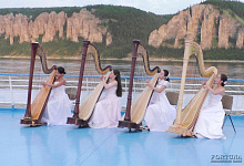 Flusskreuzfahrten auf der Lena, Sibirien-Reisen. Lena-Felsen