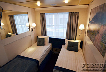 Flussreise Russland,Flussschiff MS ANTON TSCHECHOW, DBL Zweibettkabine