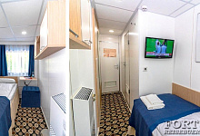 Flussreise Russland, Flussschiff MS ANTON TSCHECHOW, Einzelbett Kabine