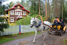 Große Wolga-Kreuzfahrt durch Russland, Mandrogi, Freizeit im Dorf