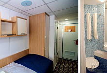 Flussreise Russland, Flussschiff MS ANTON TSCHECHOW, Einzelbett Kabine