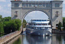 Uglitsch Wolga Schleuse, Russland