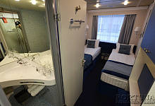 Flussreise Russland,Flussschiff MS ANTON TSCHECHOW, DBL Zweibettkabine