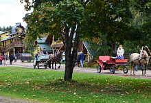 Flusskreuzfahrt Russland, Mandrogi, Freizeit im Dorf