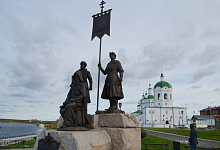 Jenissei-Flusskreuzfahrten in Sibirien. Jenissejsk in Russland