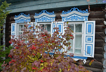 Jenissei-Kreuzfahrten in Sibirien, Russland. Barabanowo