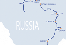 Route St. Petersburg - Rostow am Don / Wolga Kreuzfahrt
