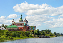 Flusskreuzfahrten durch Russland. Staraja Ladoga