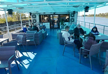 Flussreise durch Weißrussland, MS Weißer Russ, Sonnendeck