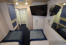 Flussreise Russland,Flussschiff MS ANTON TSCHECHOW, DBL Zweibettkabine