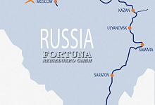 Wolga-Kreuzfahrt durch Russland, Moskau - Astrachan
